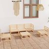 vidaXL Set Divani da Giardino 6 pz in Legno Massello di Pino