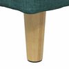 vidaXL Pouf contenitore Verde Scuro 40 x 40 x 45 cm Tessuto