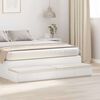 vidaXL Cassetti per letto con cassetto Bianco 160 x 36,5 x 16,5 cm