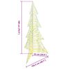 vidaXL Albero di Natale con 240 LED Bianco caldo 180 cm PET