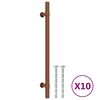 vidaXL Maniglie per Mobili 10 pz Bronzo 192 mm in Acciaio Inox