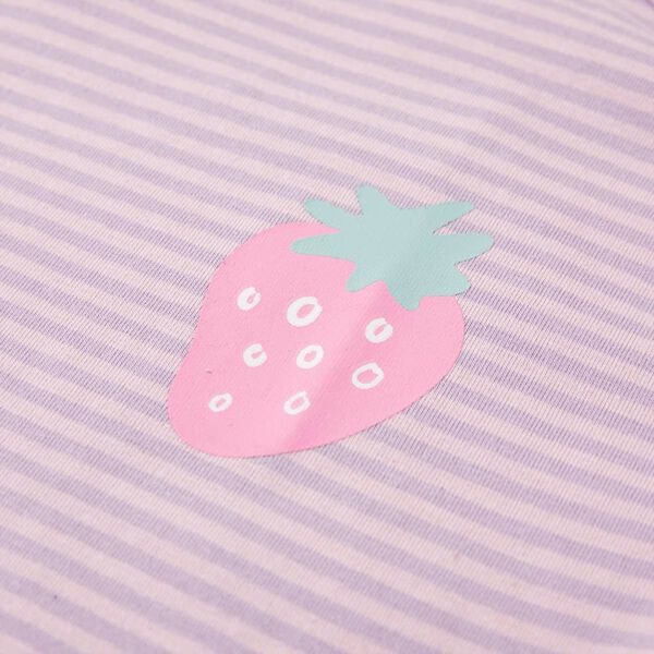 Maglietta da Bambina con Maniche a Volant Lilla 104