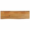 vidaXL Piano Tavolo Bordi Vivi 120x20x3,8cm in Legno Massello di Mango
