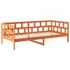 vidaXL Dormeuse senza Materasso Marrone Cera 90x200 cm Legno di Pino