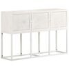 vidaXL Credenza 115x30x76 cm in Legno Massello di Mango