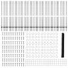 vidaXL Recinzione con Posto Grigio 1,5 x 100 m Acciaio e PVC