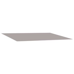 vidaXL Telo di ricambio per tenda da sole Grigio Chiaro 300 x 250 cm