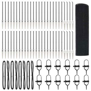 vidaXL Palo della recinzione Grigio