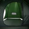 vidaXL Tenda da Campeggio per 8 Persone Verde Impermeabile