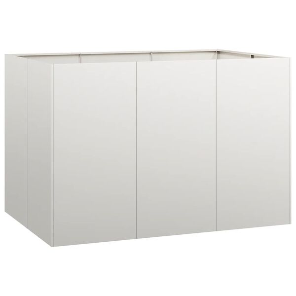 vidaXL Fioriera 120x80x80 cm in Acciaio Inox