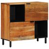 vidaXL Credenza Marrone 80 x 33 x 75 cm Legno di mango massello