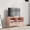 vidaXL Mobile TV Rosa 68x39x43,5cm in Acciaio Laminato a Freddo