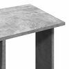 vidaXL Armadio con Ruote Grigio Cemento 102x38x110cm Legno Multistrato