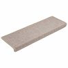 vidaXL Tappetini per scale 30 pz 65x21x4 cm Talpa Bordo rettangolare