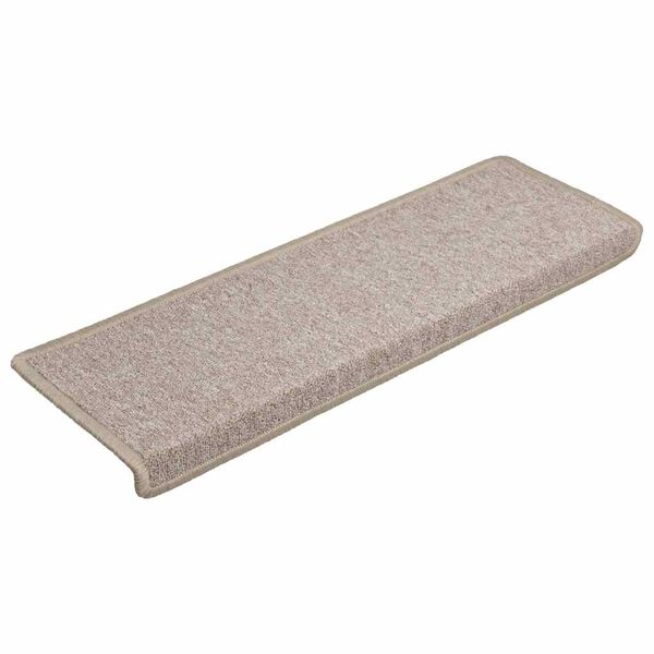 vidaXL Tappetini per scale 30 pz 65x21x4 cm Talpa Bordo rettangolare
