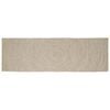 vidaXL Tappeto da Area Naturale e Bianco 60 x 250 cm Juta