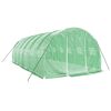 vidaXL Serra con Telaio in Acciaio Verde 18 m² 6x3x2 m