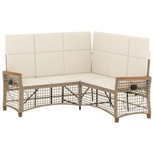 vidaXL Set di Divani Recliner da Giardino 5-Numero di posti