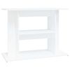 vidaXL Supporto per Acquario 80x35x60 cm in Legno Multistrato Bianco