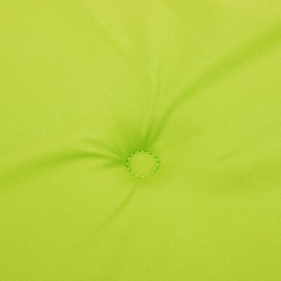 vidaXL Cuscini Sedie Giardino 4 pz Verde Brillante 50x50x3 cm Tessuto