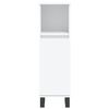 vidaXL Set Mobili da Bagno 3 pz Bianco in Legno Multistrato