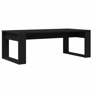 vidaXL Tavolino da salotto Rovere Nero 102 x 50 x 35 cm