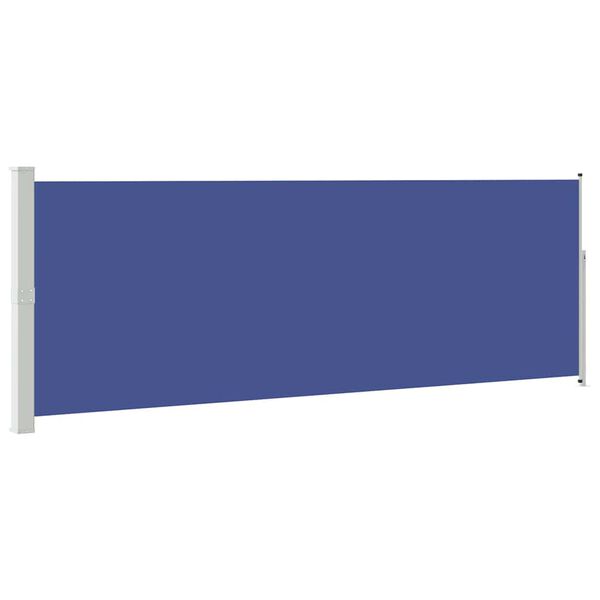 vidaXL Tenda da Sole Laterale Retrattile 160 x 500 cm Blu