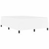 vidaXL Struttura del letto con materasso Bianco 160 x 200 cm Tessuto