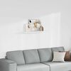 vidaXL Scaffale a Parete Bianco 90x23,5x3,8 cm in MDF