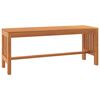 vidaXL Panca da Giardino 110 cm Legno Massello di Eucalipto