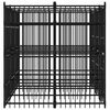 vidaXL Gabbia per Cani da Esterno in Acciaio 5,53 m&sup2;