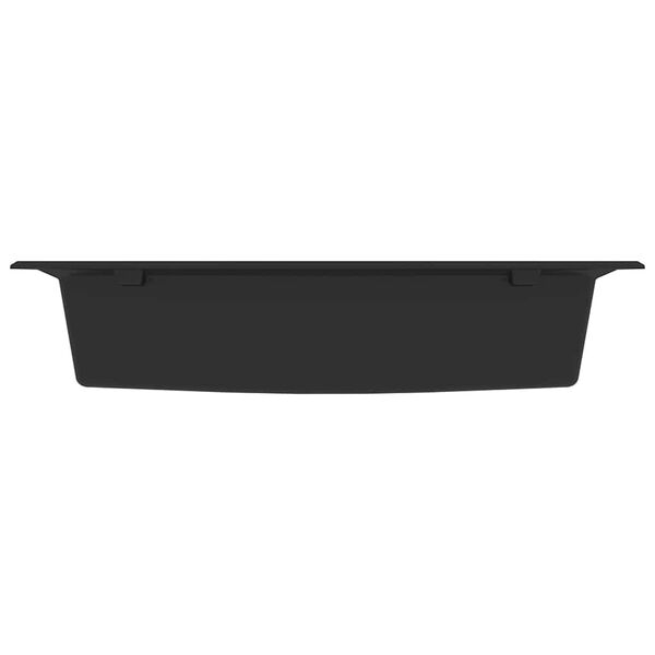 vidaXL Lavello da cucina Nero 79 x 50 x 31 cm Granito