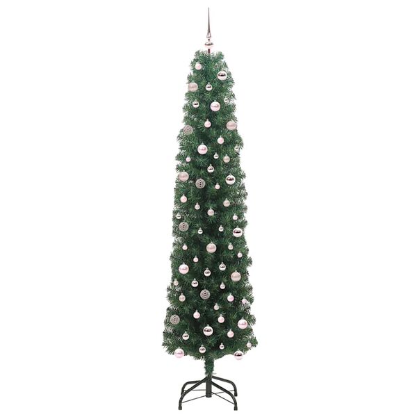 vidaXL Albero di Natale artificiale con 300 LED Verde 240 cm