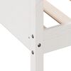vidaXL Dormeuse senza Materasso Bianca 90x200 cm Legno Massello Pino