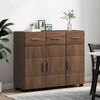vidaXL Credenza Rovere Marrone 88,5 x 30,5 x 73 cm Legno multistrato