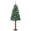 vidaXL Albero di Natale snodato con 300 LED con supporto Verde 180 cm