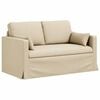 vidaXL Divano Crema 139 x 78 x 80 cm Tessuto