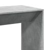vidaXL Tavolo da Bar Grigio Cemento 102x50x103,5 cm Legno Multistrato