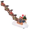 vidaXL Tavolo di Natale Multicolore 31.5 x 6.5 x 16 cm Resina