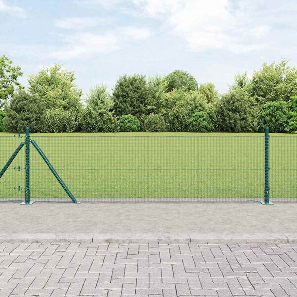 vidaXL Palo della recinzione Verde 50 x 0,4 m (rete 12 x 12 mm)