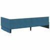 vidaXL Cornice del letto ad angolo con testiera Blu 90 cm x 190 cm