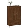 vidaXL Credenza Rovere Marrone 69,5x31x115 cm in Legno Multistrato