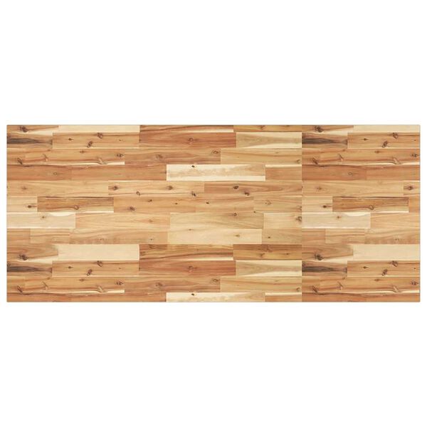 vidaXL Piano Tavolo Rettangolare 120x60x2cm Legno Massello di Acacia
