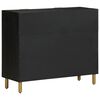 vidaXL Credenza Nera 90x33x75 cm in Legno Multistrato