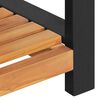 vidaXL panchina Marrone 160 x 30 x 50 cm Legno massello di teak