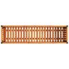 vidaXL Fioriera da Giardino 110x30x27,5 cm in Legno Massello di Acacia