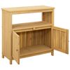 vidaXL Tavolo Consolle da Giardino 80x35x75 cm Legno Massello Acacia