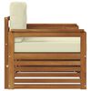 vidaXL Set di divani da esterno Legno di Acacia Massello e Poliestere