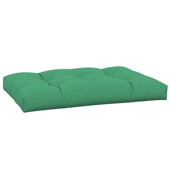 vidaXL Cuscino per Pallet Verde 120x80x12 cm in Tessuto