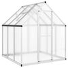 vidaXL Telaio Serra con Base Argento 169x169x195 cm in Alluminio